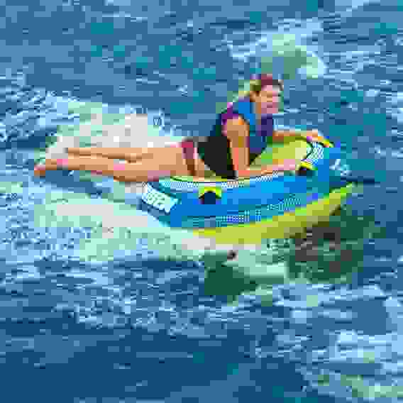 Баллон буксировочный (ватрушка водная) 1-местный O'Brien TUBESTER 1 YELLOW S23