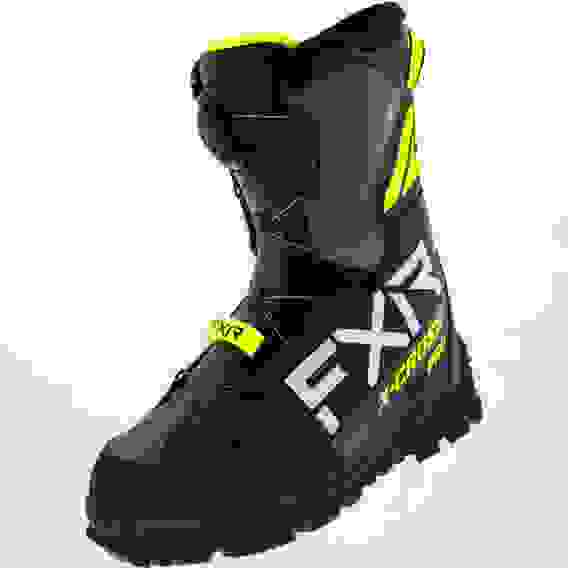 Ботинки FXR X-Cross Pro BOA с утеплителем Black/Hi Vis