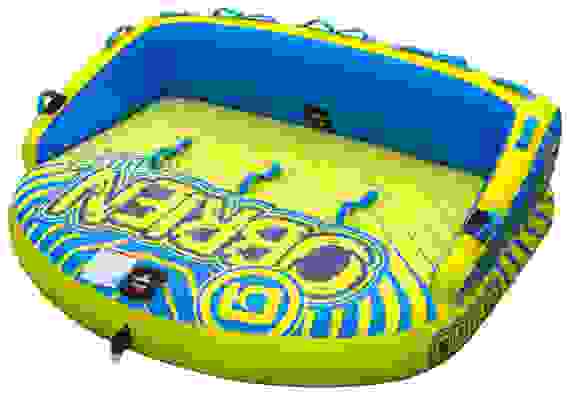 Водная ватрушка - Баллон буксировочный 4-местный O'Brien BALLER ST 4 YLW/ BLU