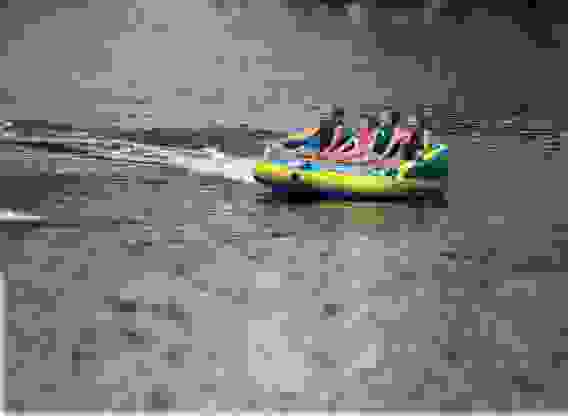 Водная ватрушка - Баллон буксировочный 4-местный O'Brien BALLER ST 4 YLW/ BLU