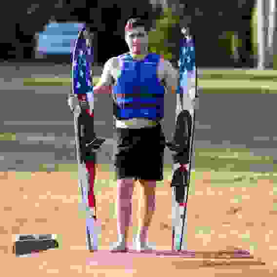 Водные Лыжи парные прогулочные O'Brien CELEBRITY 68\ W/X7 &amp;amp; RT FLAG