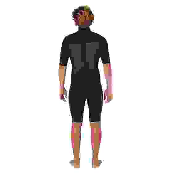Гидрокостюм мужской Jetpilot FLIGHT 2x2 BZ SS SPRINGSUIT FLATLOCK BLACK/BLACK L