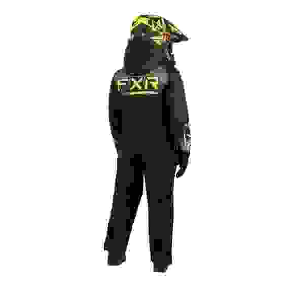 Детский Комбинезон для снегоходов FXR Recruit с утеплителем Black/Char/Hi Vis