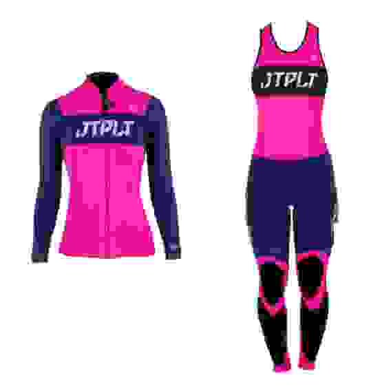 Женский Комплект гидрокостюм и гидрокуртка JetPilot RX navy/pink, L