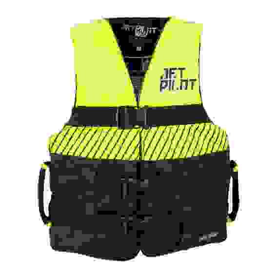 Жилет для гидроцикла нейлон мужской Jetpilot HELIUM F/E NYLON VEST BLACK/YELLOW L/XL