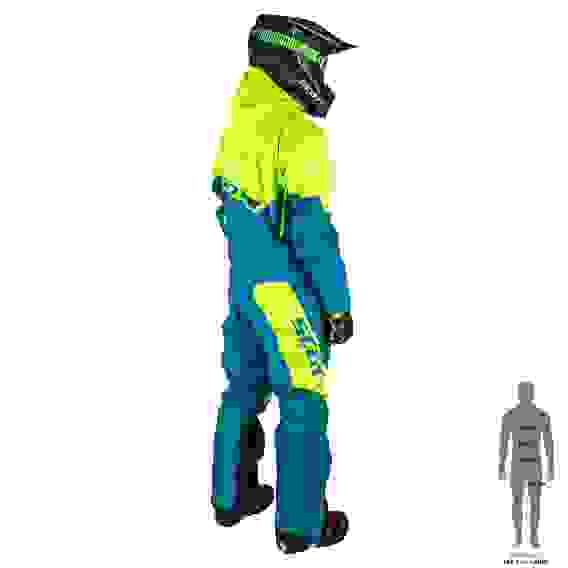 комбинезон Back-X Dryo Lake blue/safety yellow L