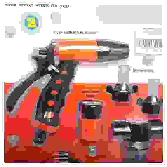 Комплект помывочный SeaFlo, 18.9 л/мин, 4.8BAR, 12V