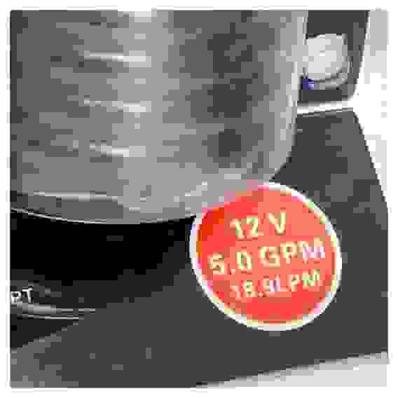 Комплект помывочный SeaFlo, 18.9 л/мин, 4.8BAR, 12V