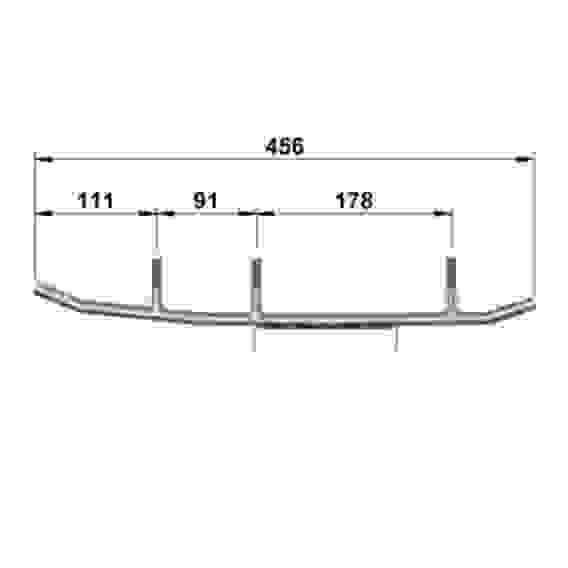 Коньки лыж усиленные 160 мм Sledex для снегоходов LYNX, SLD-0081-012