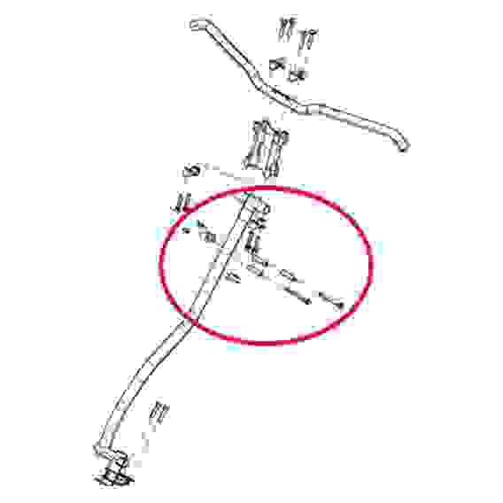 Крепление рулевой колонки для снегоходов BRP, SM-08760