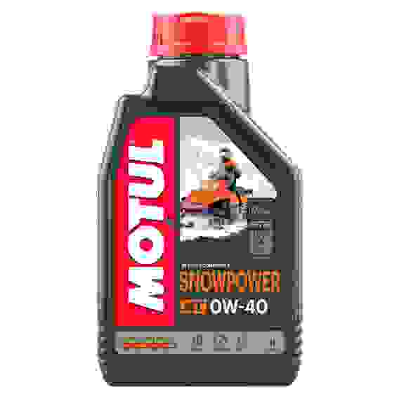 Масло моторное синтетическое для снегоходов MOTUL SNOWPOWER 4T 0W40, 1 л., 105891