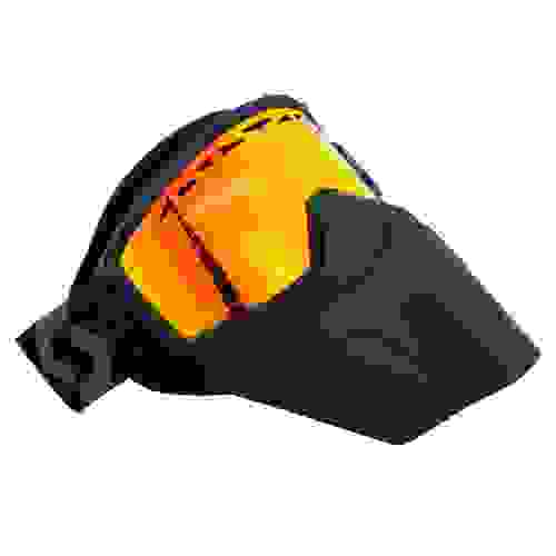 Мотоочки (маска) для снегохода Primal Safari Facemask LS black/white light sensitive red chrome