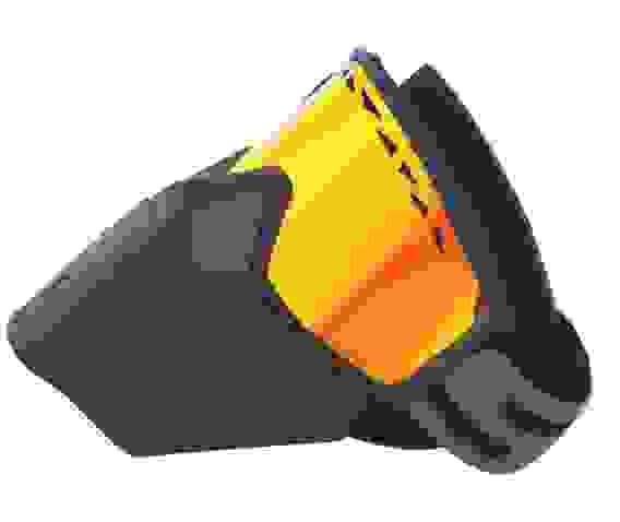 Мотоочки (маска) для снегохода Primal Safari Facemask LS black/white light sensitive red chrome