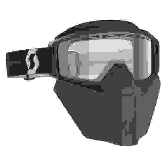 Мотоочки (маска) для снегохода Primial Safari, Facemask black/white/yellow