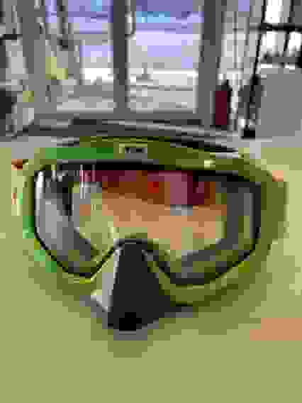 МотоОчки для снегохода ATAKI Green