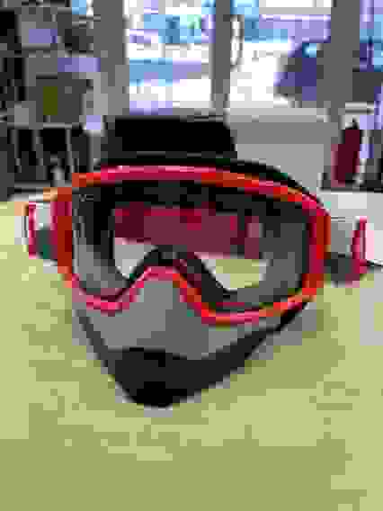 Мотоочки для снегохода Primal Snow Cross camo white/red/clear