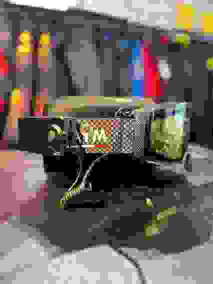 Мотоочки с магнитной линзой и подогревом AiM (PRO) Accu Heated Carbon Glossy