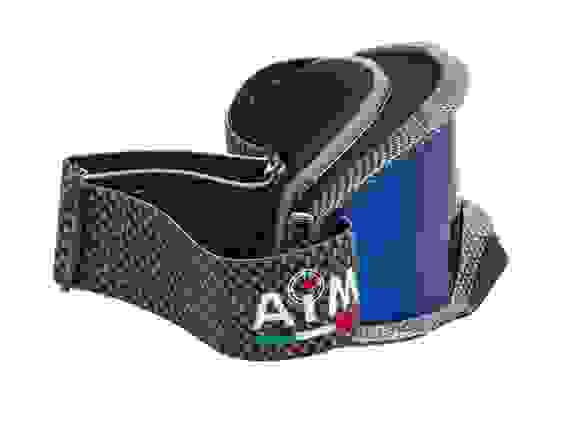 Мотоочки снегоходные с двойной линзой AiM (PRO) Carbon Glossy