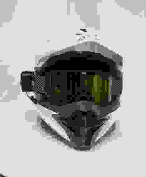 Мотоочки снегоходные с подогревом AiM (PRO) Accu Heated Black Glossy