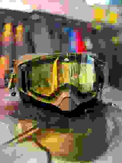 Мотоочки снегоходные с подогревом AiM (PRO) Accu Heated Black Matt