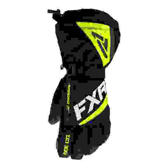 Перчатки FXR Fuel с утеплителем Black/Hi Vis