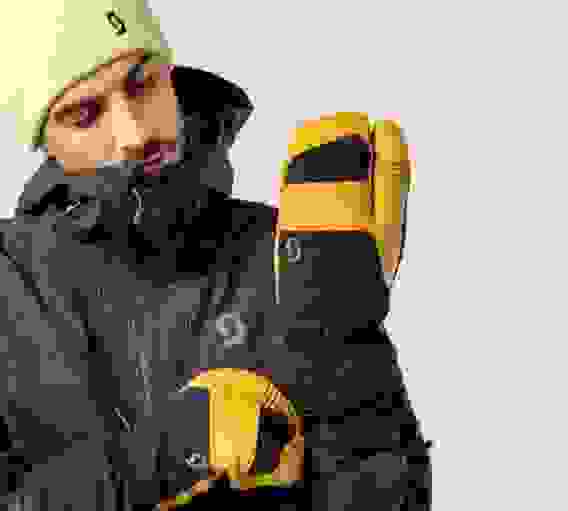 Перчатки-Варежки для снегохода Explorair Alpine natural brown black