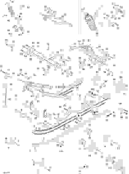 Полоз задней подвески снегохода Ski-Doo, 605255122