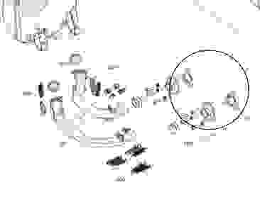 Прокладка выпускного коллектора для снегоходов с мотором Rotax 600 ACE, SM-02073