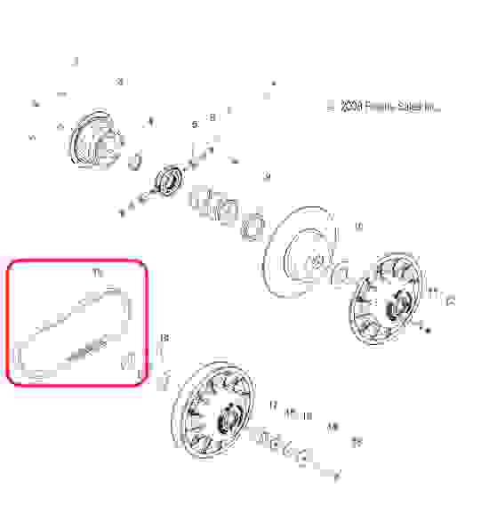 Ремень вариатора Gates 44G4553