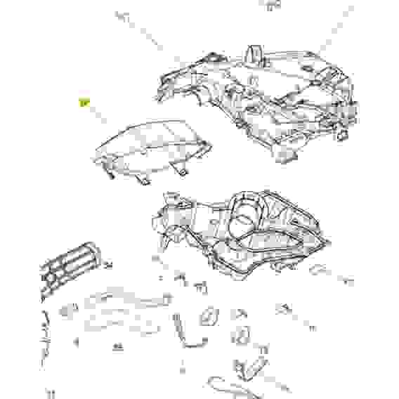 Сетка воздухозаборника для снегоходов BRP, 508000595