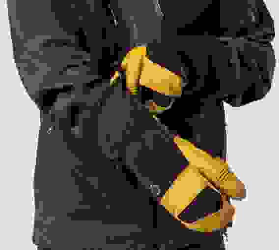 Снегоходные варежки SCOTT Mitten Explorair Alpine natural brown/black