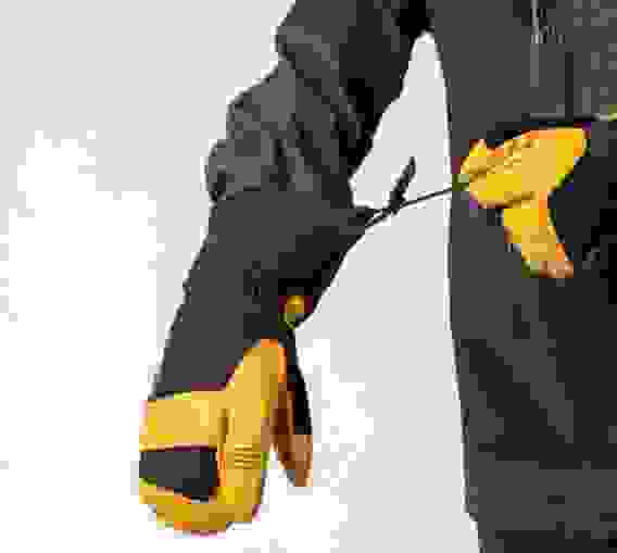 Снегоходные варежки SCOTT Mitten Explorair Alpine natural brown/black