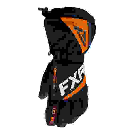 Снегоходные Перчатки FXR Fuel с утеплителем (Black/Orange L)