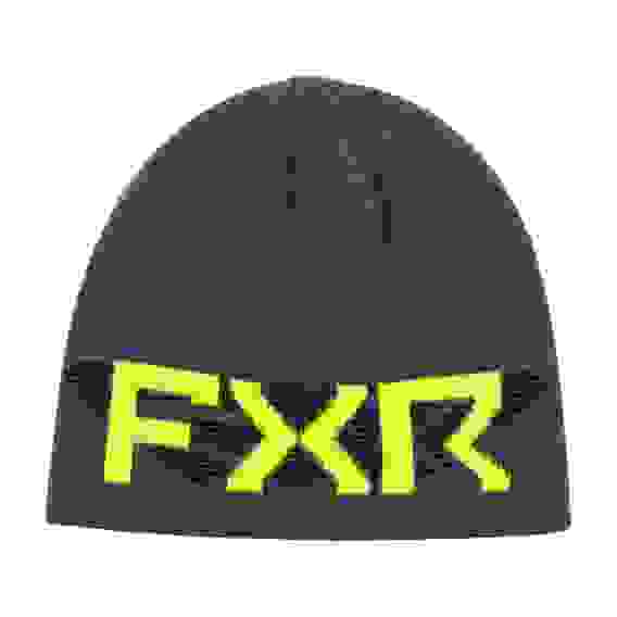 Спортивная шапка для снегохода FXR SPLIT (Char Heather/HiVis, OS)