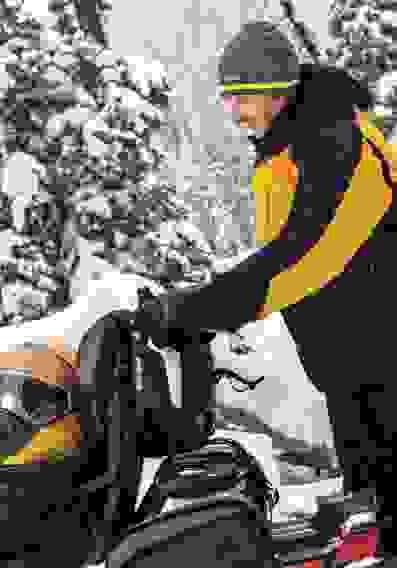 Сумка на спинку сиденья снегохода BRP / Ski-Doo / LYNX 860200621