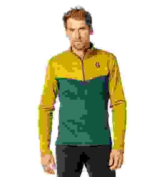 Термокофта SCOTT Pullover M's Defined Light douglas green/dust grey M