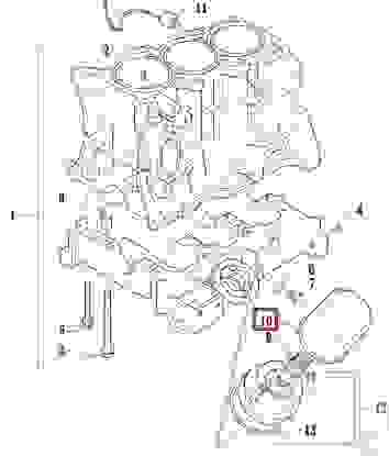 Фильтр масляный Sledex для Arctic Cat 660, SM-07068