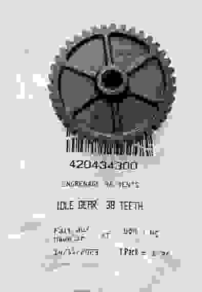 Шестерня масляного насоса (38 зуб.) техники BRP, 420434300