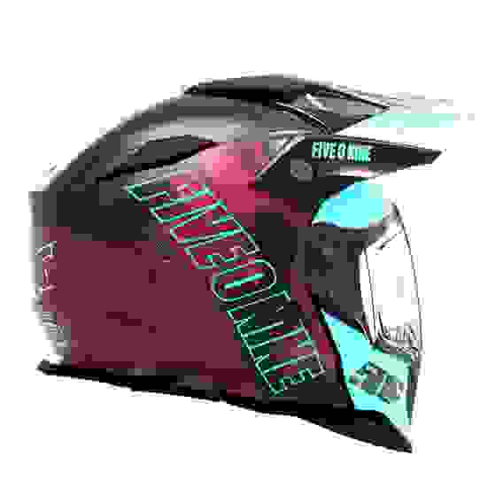 Шлем 509 Delta R3L с подогревом Teal Maroon Galaxy, L