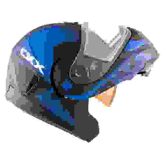 Шлем снегоходный модулярный CKX TRANZ 1.5 Ams DL+EDL Caliber Matt blue XL