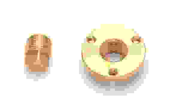 Шпигат (стакан) латунный с резьбовой пробкой 18 мм, C12880