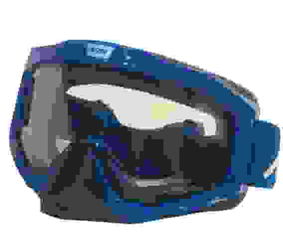 020307-604-7567 Очки мотокросс/снегоход (двойное стекло) ATAKI HB-811 Синий