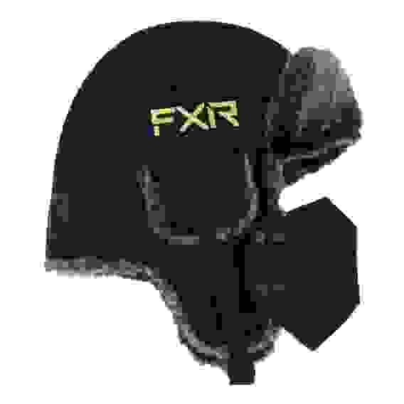 Шапка FXR Trapper (Black/Hi Vis, L/XL)