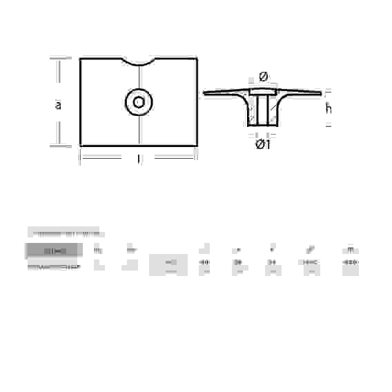 Анод Skipper для Yamaha 9.9-15FMH, 25BMH, F9.9-15AMH (алюминий), SKPBA61N4525101A