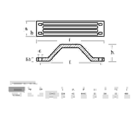 Анод Tecnoseal для Yamaha 115BET, F115, 150FETO-200FETO (магний), 01112MG