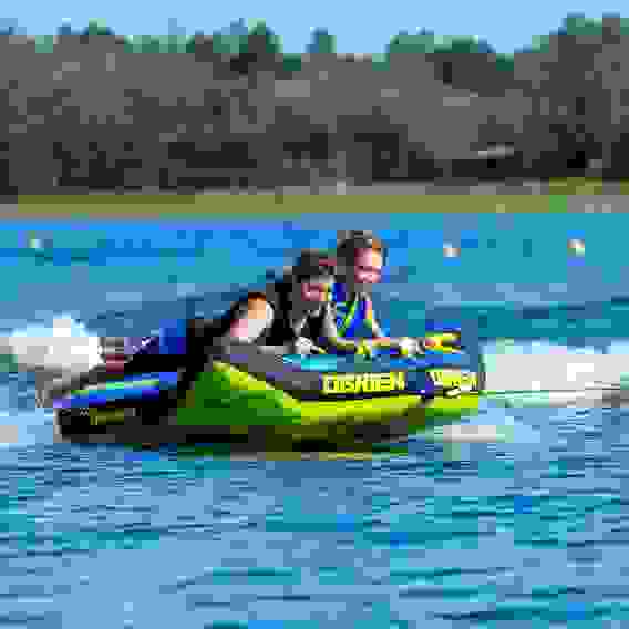 Водная ватрушка - Баллон буксировочный 2-местный O'Brien BAT WING ST 2 BLU/YLW