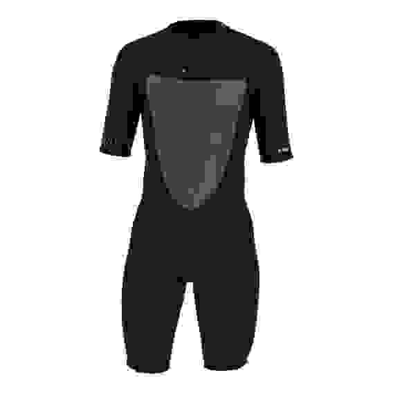 Гидрокостюм мужской Jetpilot FLIGHT 2x2 BZ SS SPRINGSUIT FLATLOCK BLACK/BLACK L