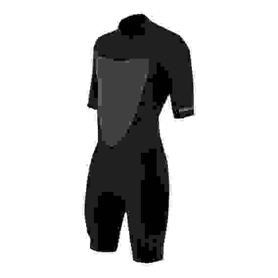 Гидрокостюм мужской Jetpilot FLIGHT 2x2 BZ SS SPRINGSUIT FLATLOCK BLACK/BLACK L