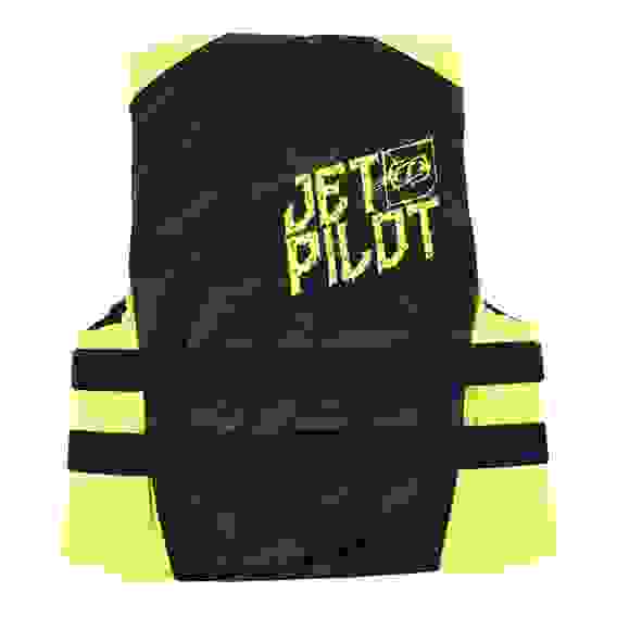 Детский Нейлоновый Спасательный Жилет для вейкборда JetPilot Cause ISO 50N Nylon Black/Yellow ,152 cm