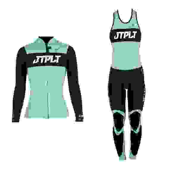 Женский Комплект гидрокостюм и гидрокуртка JetPilot RX Black/Teal, M